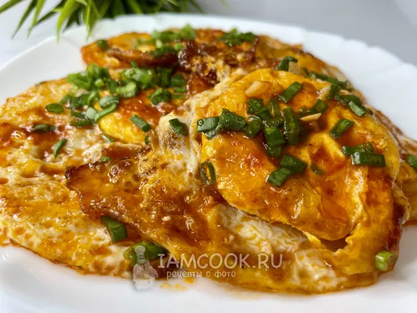 Фото блюда: Вареная яичница