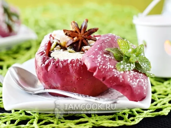 Фото блюда: Печеные яблоки в микроволновке