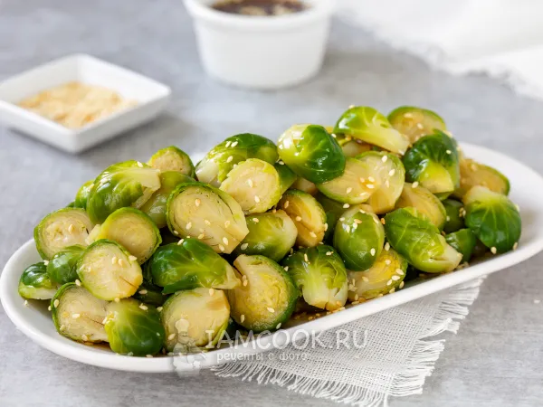 Фото блюда: Маринованная брюссельская капуста (быстрого приготовления)