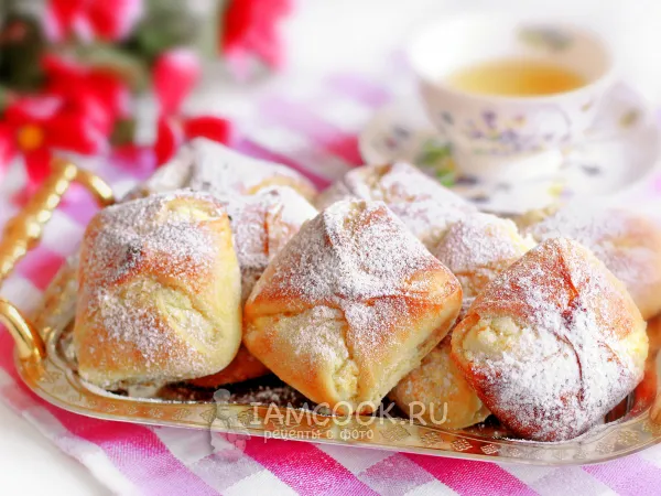 Фото блюда: Венгерские ватрушки из дрожжевого теста