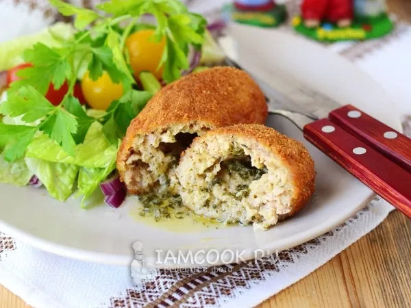 Фото блюда: Котлеты по-киевски из фарша