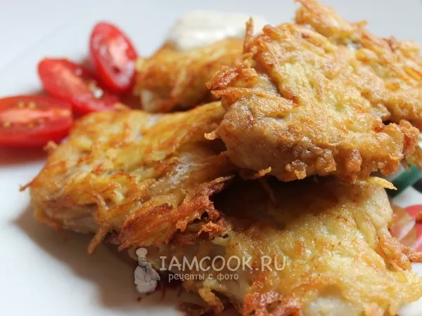 Фото блюда: Рыба в картофельном кляре