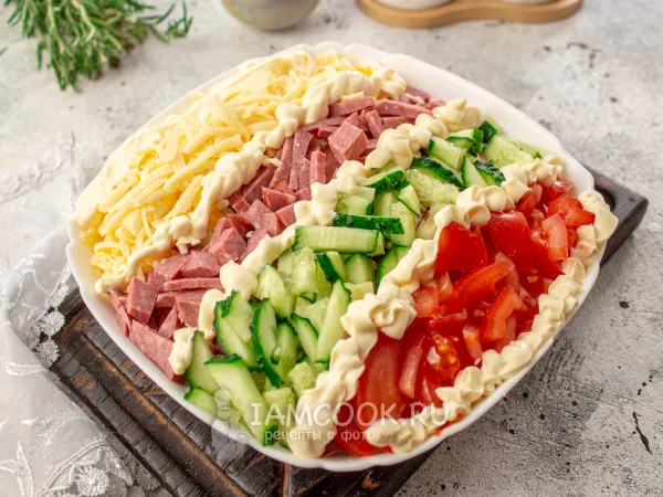 Фото блюда: Салат «Елисейские поля»