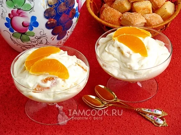 Фото блюда: Творожно-апельсиновый десерт