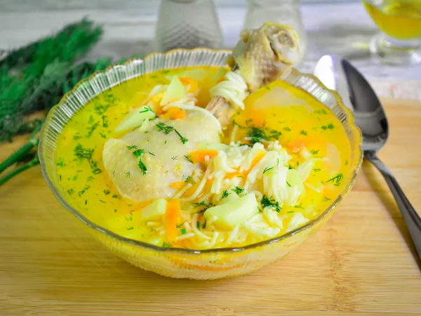 Фото блюда: Суп из куриных ножек