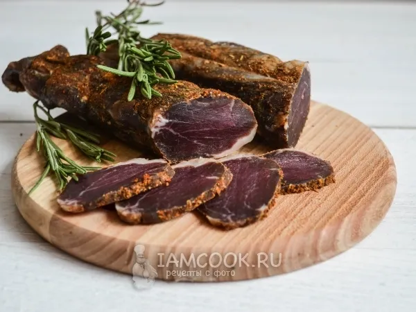 Фото блюда: Бастурма из свинины