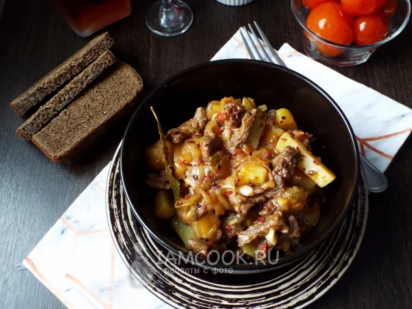 Фото блюда: Азу из говядины в казане (по-татарски)