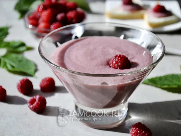 Фото блюда: Малиновый крем для торта