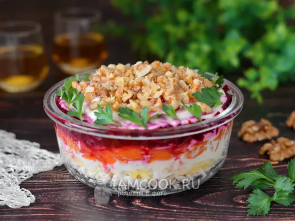 Фото блюда: Салат «Генеральский» с курицей