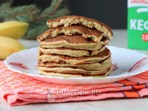 Фото блюда: ПП панкейки на кефире