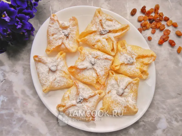 Фото блюда: Пресные ватрушки с творогом