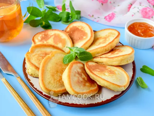 Фото блюда: Оладьи на сухом молоке