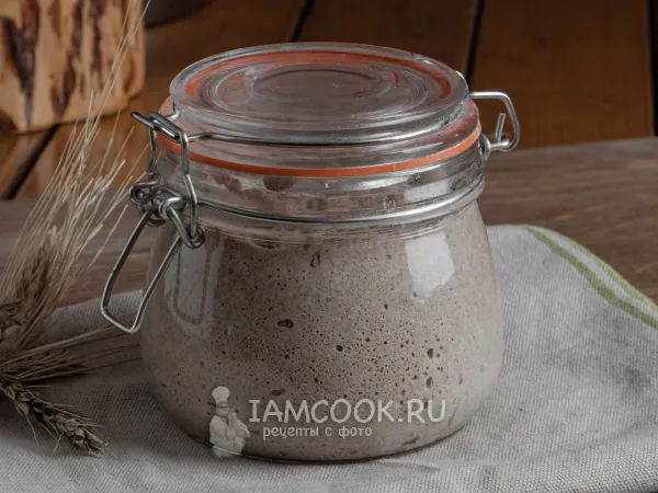 Фото блюда: Ржаная закваска из цельнозерновой муки