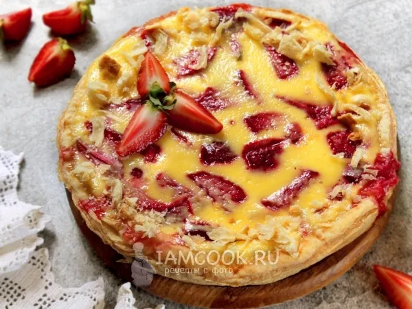 Фото блюда: Киш с клубникой