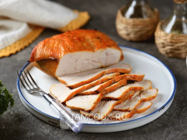 Фото блюда: Индейка в горчично-медовом соусе в духовке