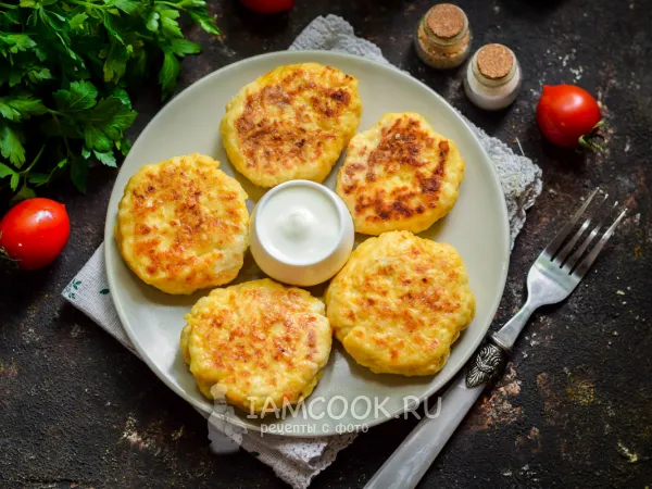 Фото блюда: Куриные котлеты со сливочным сыром