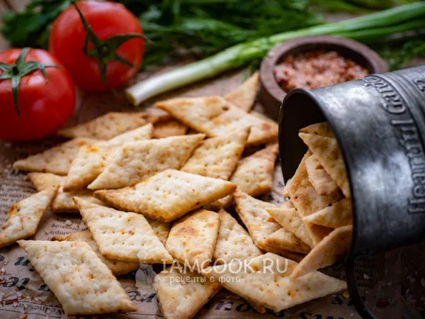 Фото блюда: Хрустящий солёный крекер