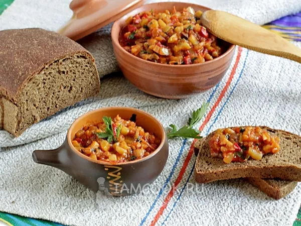 Фото блюда: Кабачково-баклажанная икра по-восточному