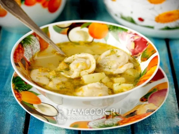 Фото блюда: Суп с пельменями