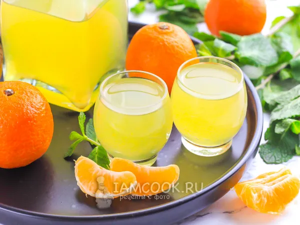 Фото блюда: Настойка на мандаринах на водке