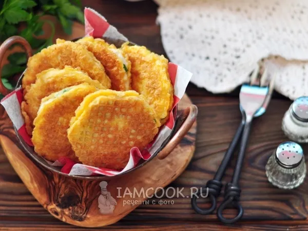 Фото блюда: Котлеты в вафельных коржах