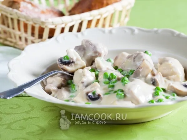 Фото блюда: Фрикасе из кролика