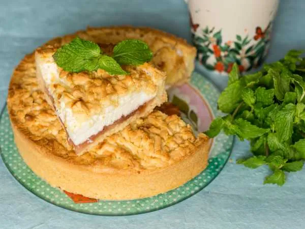 Фото блюда: Песочный пирог с суфле