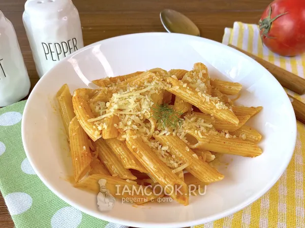 Фото блюда: Макароны на сковороде