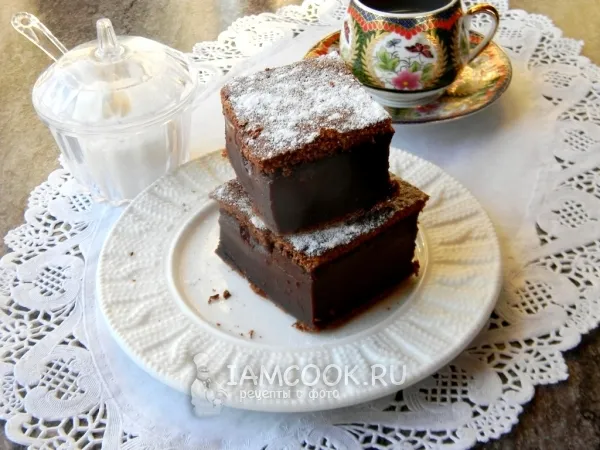 Фото блюда: Шоколадное пирожное