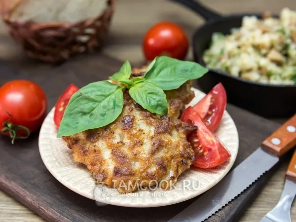 Фото блюда: Мясные оладьи из свиного фарша