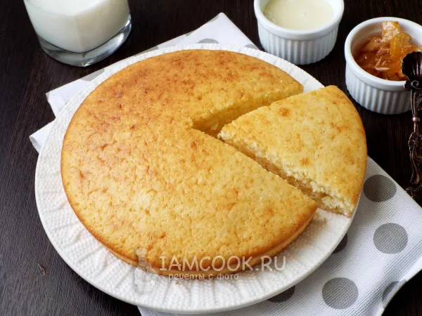 Фото блюда: Манник на сметане и молоке