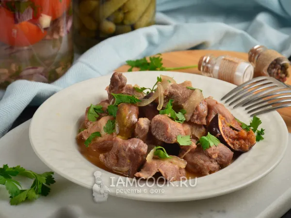 Фото блюда: Свинина с инжиром