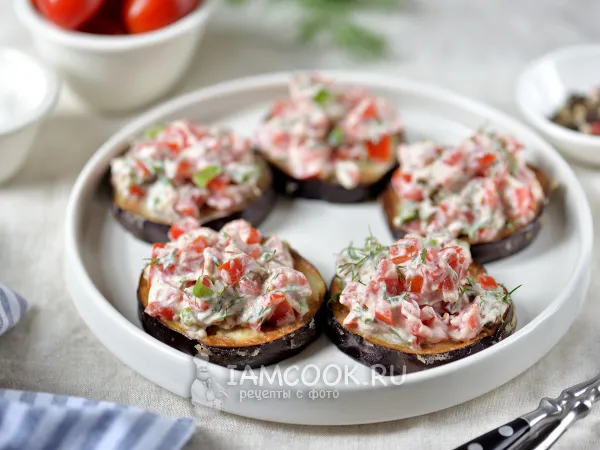 Фото блюда: Баклажаны с рикоттой и помидорами