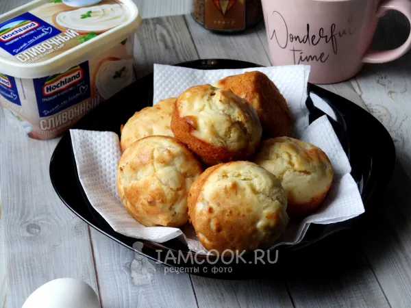 Фото блюда: Маффины с курицей на кефире