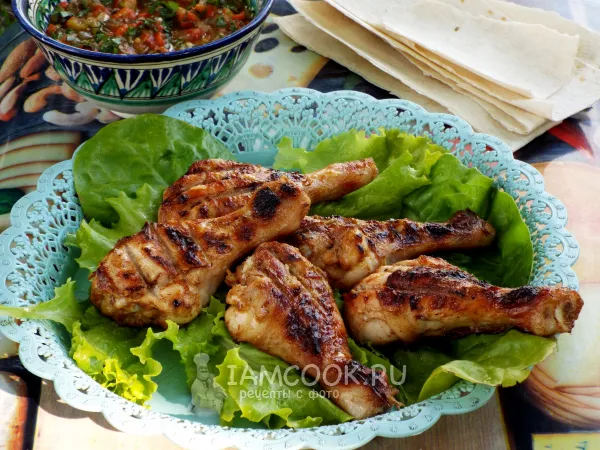 Фото блюда: Куриные голени на мангале