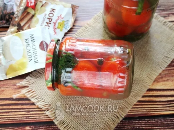 Фото блюда: Помидоры с корицей на зиму