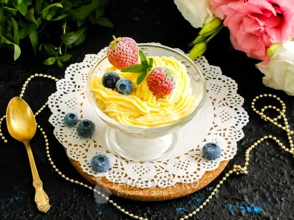 Фото блюда: Крем Пломбир на сметане