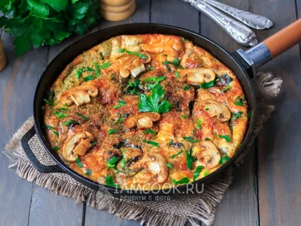 Фото блюда: Фриттата с грибами