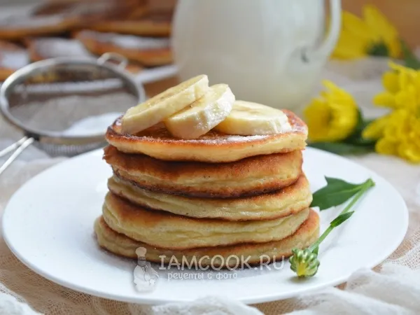 Фото блюда: Творожно-лимонные оладьи