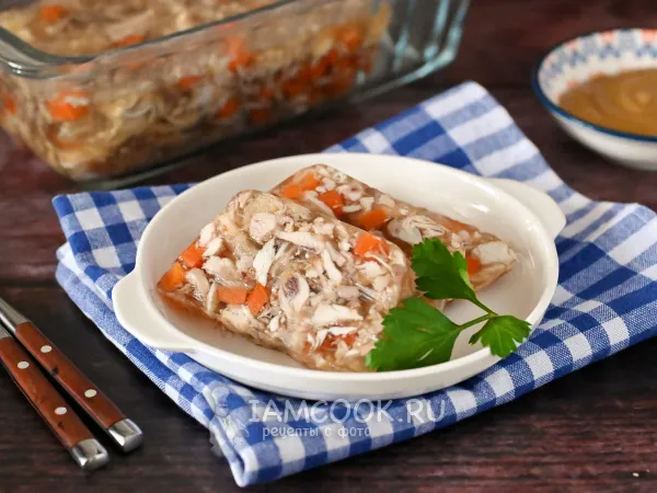 Фото блюда: Холодец из куриных костей
