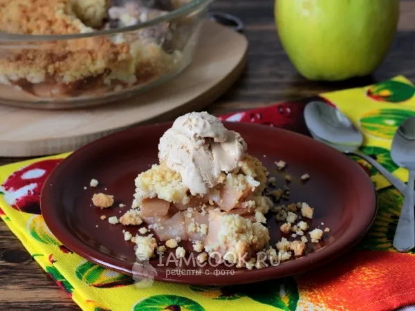 Фото блюда: Яблочный крамбл