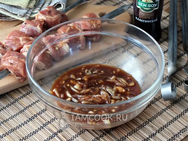 Фото блюда: Маринад для шашлыка с соевым соусом