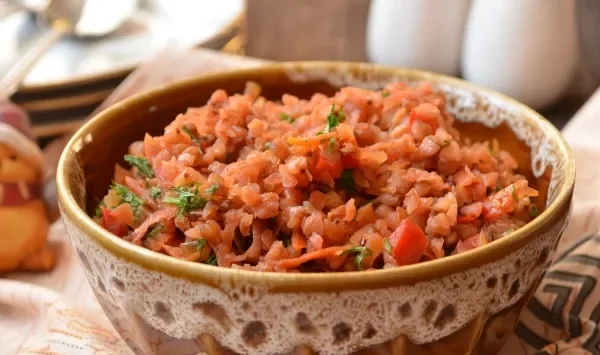 Фото блюда: Гречневая каша с овощами