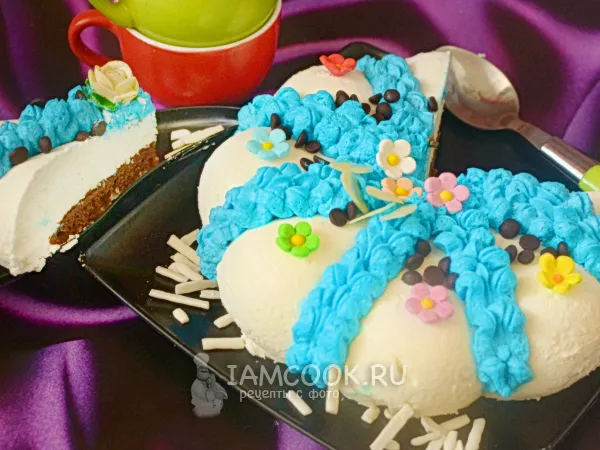 Фото блюда: Бисквитно-муссовый торт