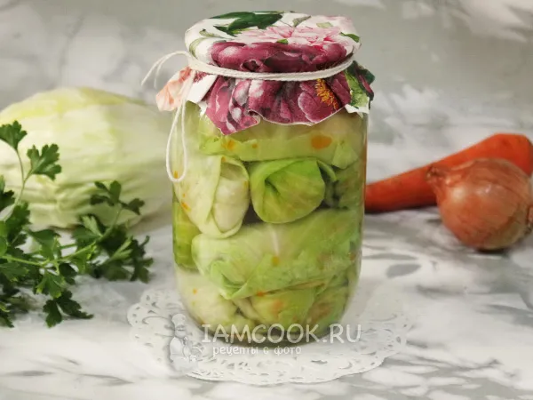 Фото блюда: Голубцы с рисом на зиму