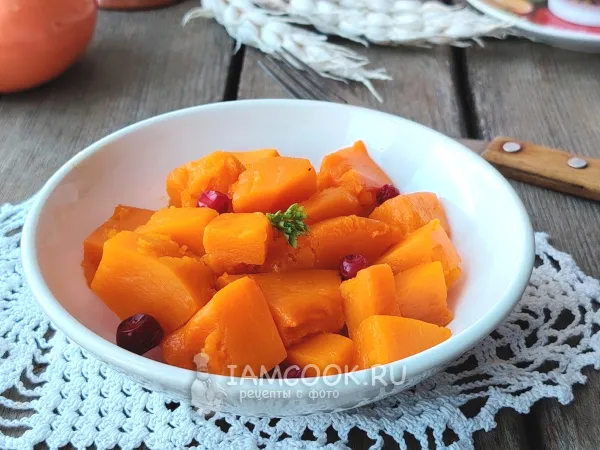 Фото блюда: Паренки из тыквы в духовке