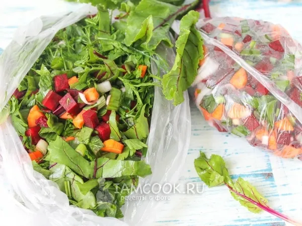 Фото блюда: Заморозка для борща на зиму