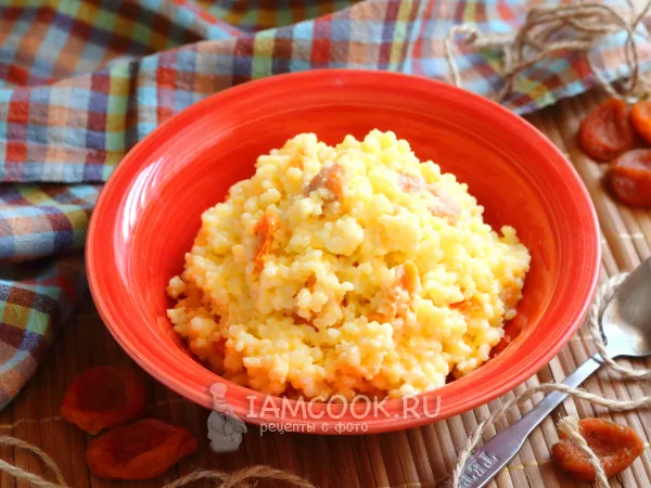 Фото блюда: Пшенная каша с курагой