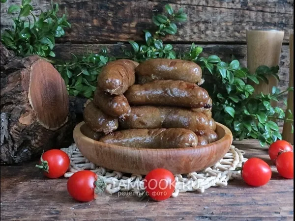 Фото блюда: Картофельные колбаски запеченные