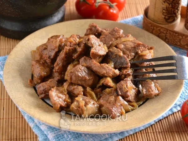 Фото блюда: Жареная говядина